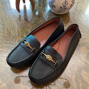 Black Coach driving loafer